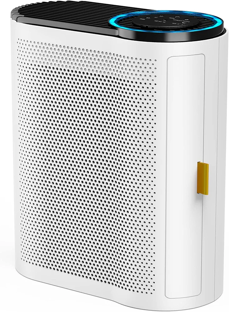 AROEVE Air Purifiers for Large Room Up to 1095 Sq Ft Coverage with Air Quality Sensors Impressive Filter Layer with Auto Function for Home, Bedroom, MK04- White