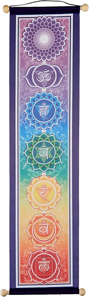 6" X 24" Small Chakra Banner, By Bryon Allen