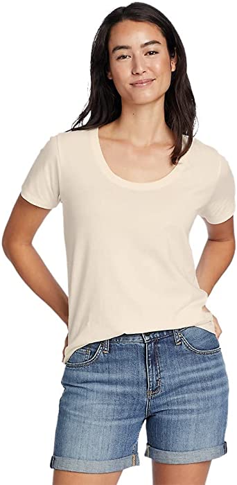 Eddie Bauer Women's Everyday Essentials Short-Sleeve Scoop Neck T-Shirt