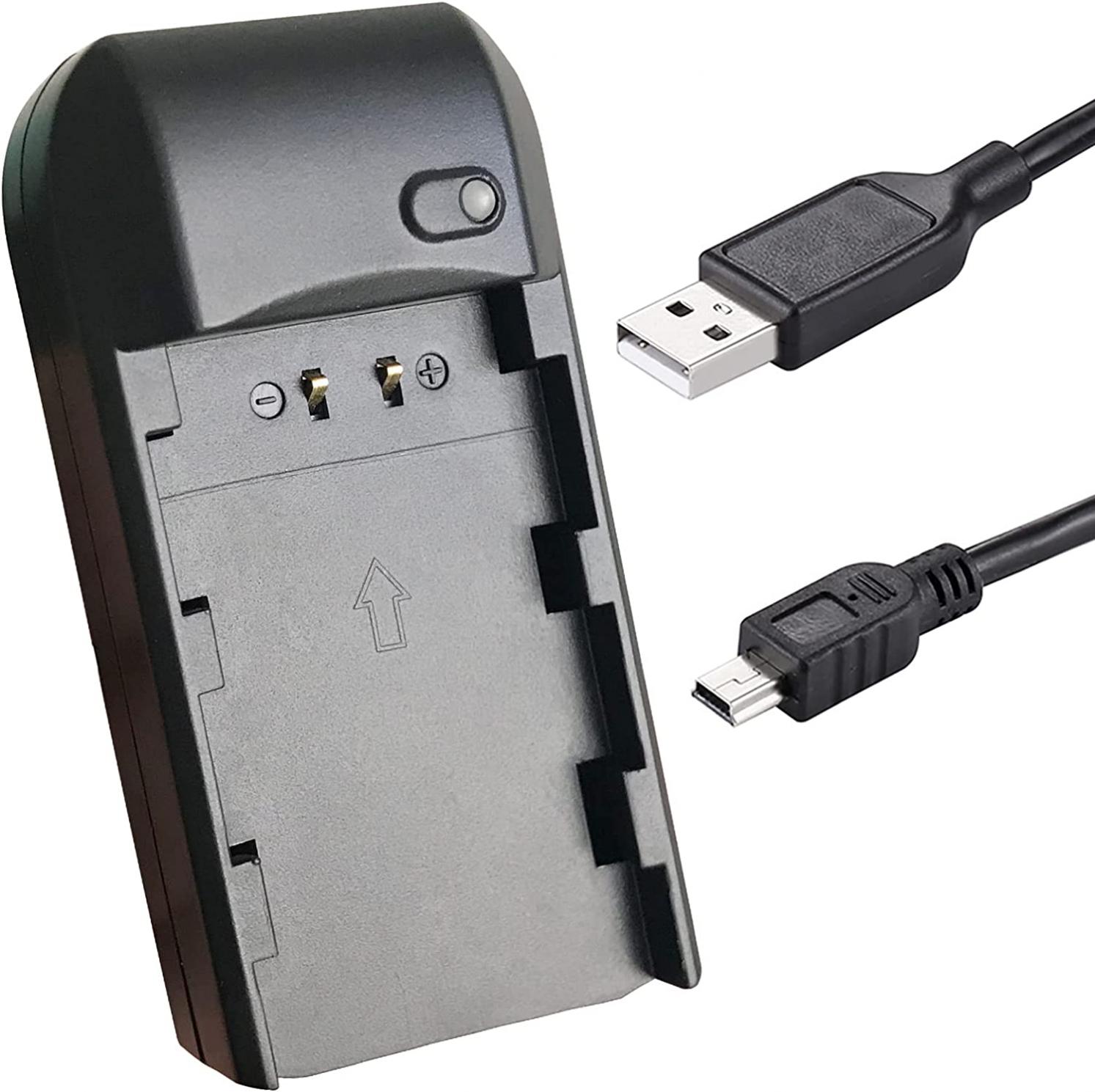 CofunKool Camera Battery Charger, for Camcorder NP-FV5 Plus 3.7V 1000/1500/2000/2500mAh Rechargeable Li-ion Battery Charging