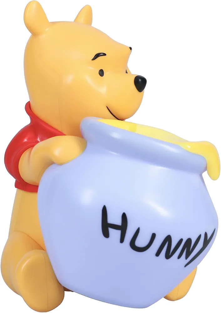 Paladone Winnie The Pooh Hunny Light, Portable Night Light 16.5cm (6.4"), Disney Lamp for Nursery or Kids Bedroom