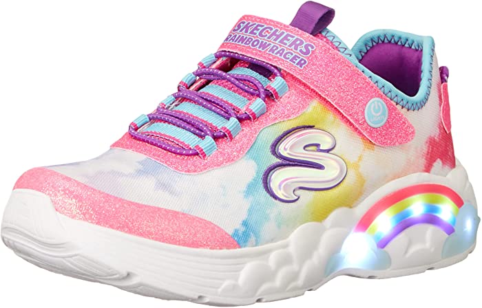 Skechers Unisex-Child Rainbow Racer Sneaker