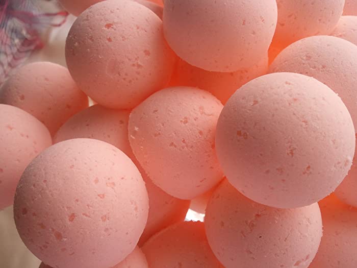 SpaPure GEORGIA PEACH Bath Bomb -14 Bath Fizzies with Shea Butter, Ultra Moisturizing (12 Oz) ...Great for Dry Skin (Georgia Peach FBA)