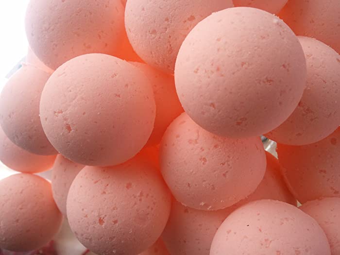 SpaPure GINGER PEACH Bath Bomb - 14 Fizzies with Shea Butter, Ultra Moisturizing (12 Oz) .Great for Dry Skin (Ginger Peach FBA)