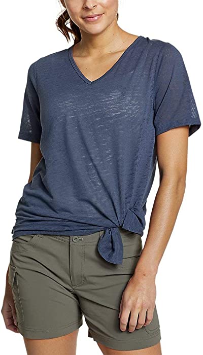 Eddie Bauer Women's Day Hiker Burnout Asymmetrical T-Shirt