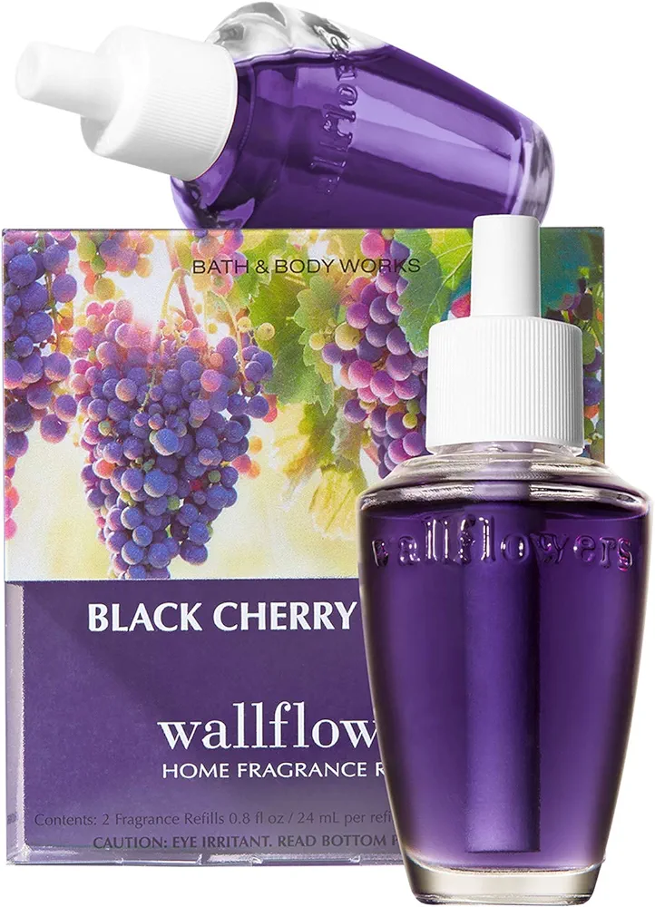 Bath and Body Works New Look! Black Cherry Merlot Wallflowers 2-Pack Refills