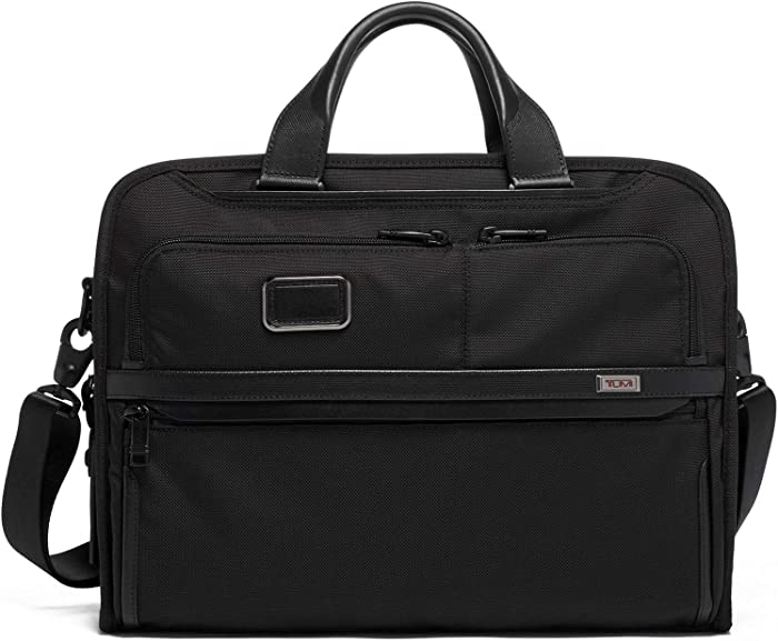 Tumi Alpha 3 Organizer Portfolio Brief Black One Size