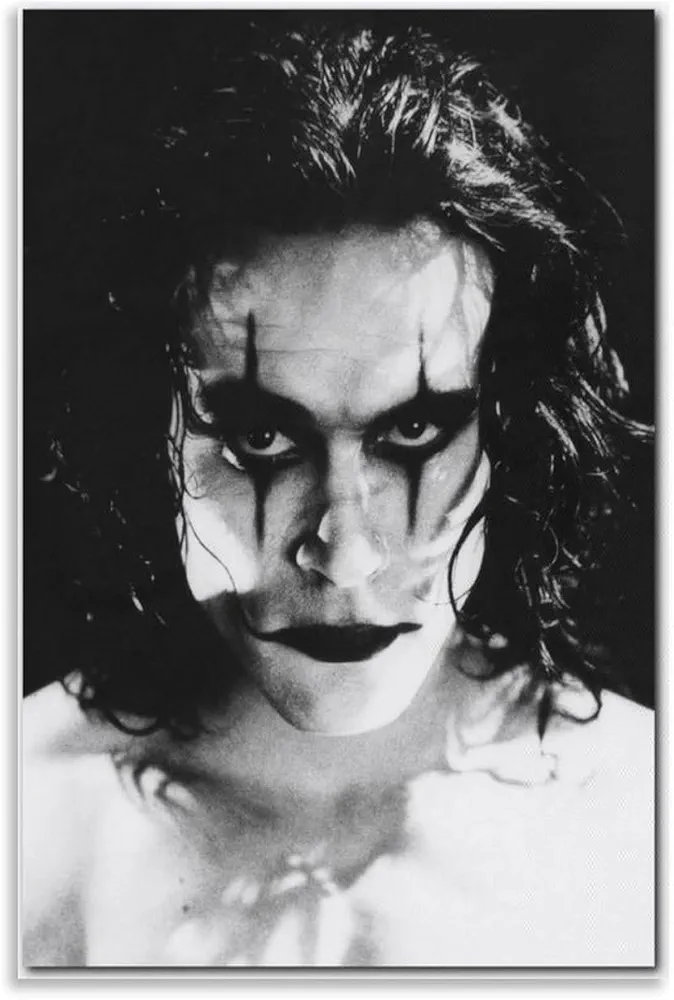 generic Brandon Lee, The Crow, Vintage Movie Stills Decoration Posters Poster Decorative Painting Canvas Wall Art Living Room Posters Bedroom Painting 24x36inch(60x90cm), Unframe-style