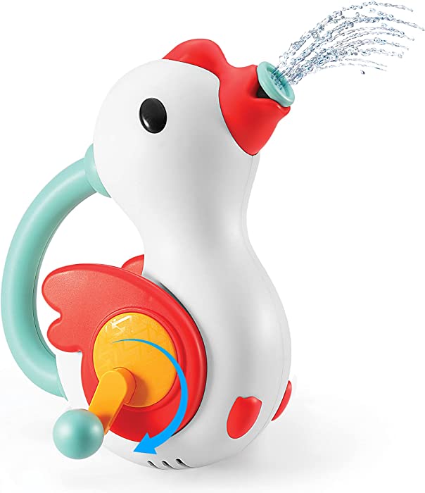 KIDFUL Little Goose Water Sprinkler - Funny Bath Toy for Kids and Toddlers with Water Spraying Waterfall