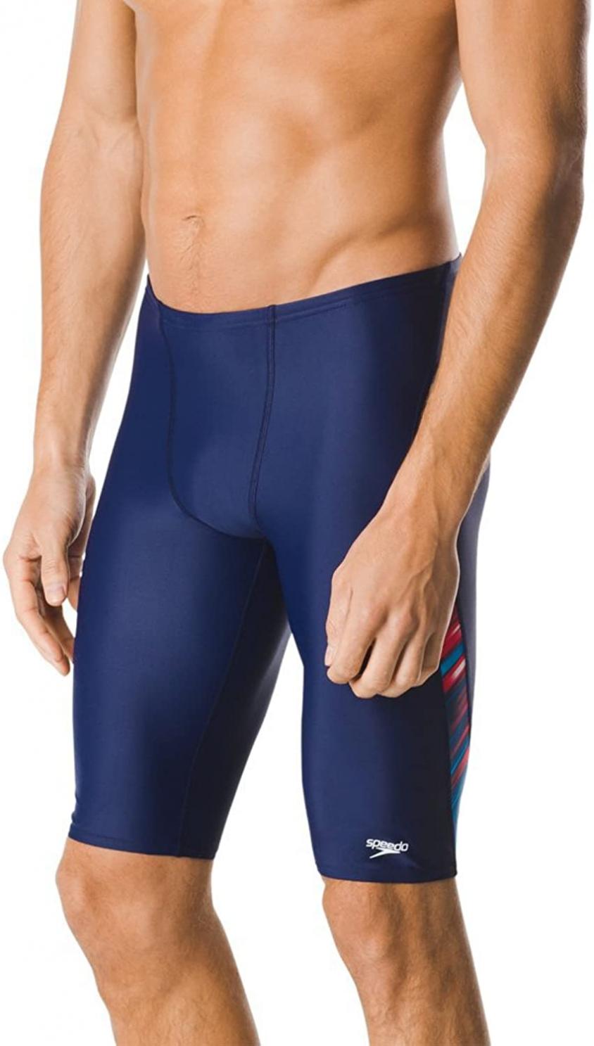 Speedo Men's Swimsuit Jammer Powerflex Eco Reigning Light