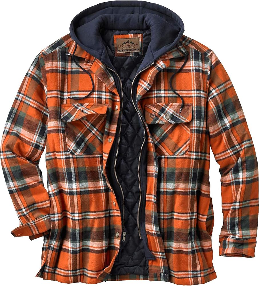 Legendary Whitetails Men's Maplewood Hooded Shirt Jacket