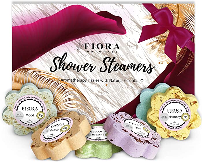 Shower Bombs Aromatherapy Mothers Day Gift for Mom - Shower Steamers Vapor Tablets with Natural Essential Oils for a Calming Stress Relief Spa Shower, Shower Bath Bombs, Shower Melts for women and Men