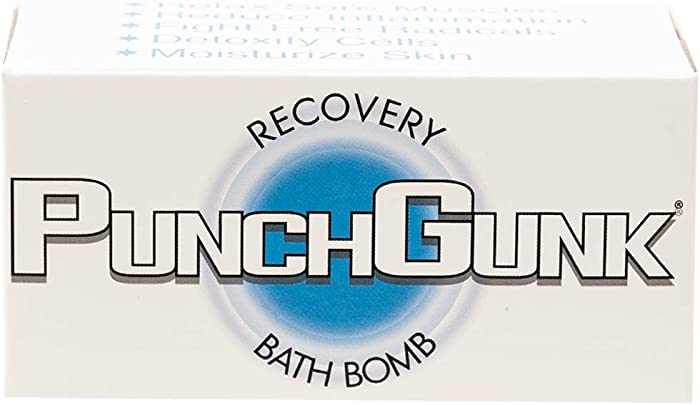 Punch Gunk Recovery Bath Bomb for Athletes. Award Winning Recovery. 2 Bomb Pack