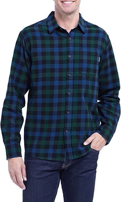 Eddie Bauer Men's Bristol 100% Cotton Flannel Shirt