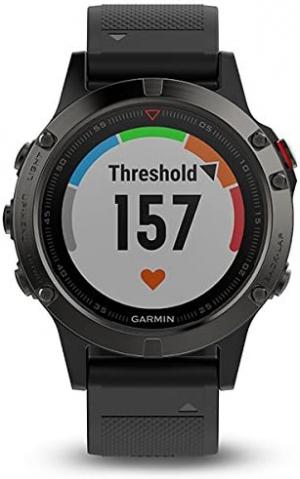 Garmin 010-01688-11 1.2" Fenix 5 Sapphire - Black with Black Band (EMEA)