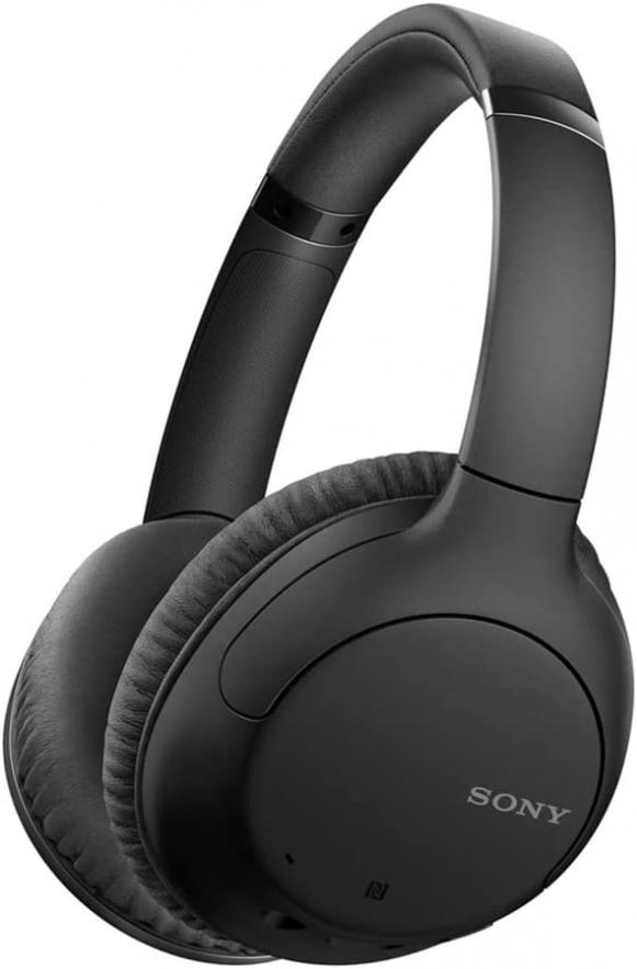 Sony Noise Cancelling Headphones WHCH710N: Wireless Bluetooth Over the Ear Headset with Mic for Phone-Call, Black