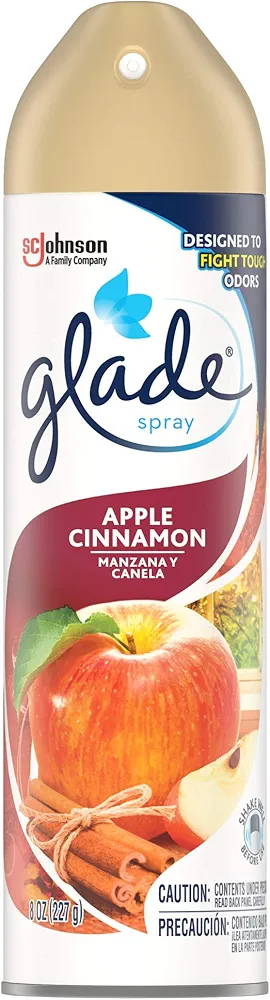 Glade Air Freshener, Room Spray, Apple Cinnamon, 8 Oz