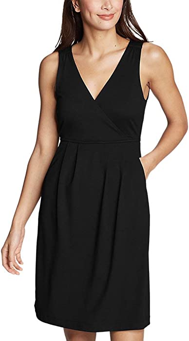 Eddie Bauer Women's Aster Crossover Dress - Solid