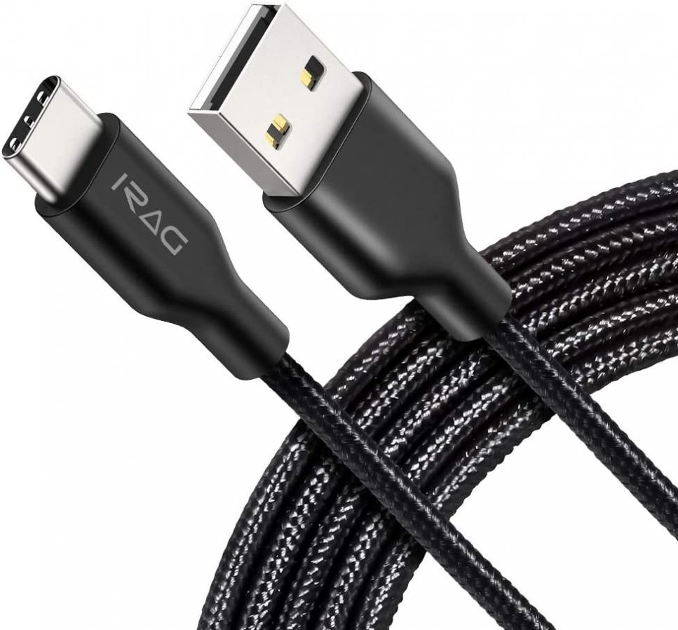 iRAG Charger Cable for Google Pixel 6/6 Pro/5a/5/4a 5G/4a/4/4XL/3a/3a XL/2/2XL/3/3XL - Braided 6FT USB Type C to A Fast Charger Cable