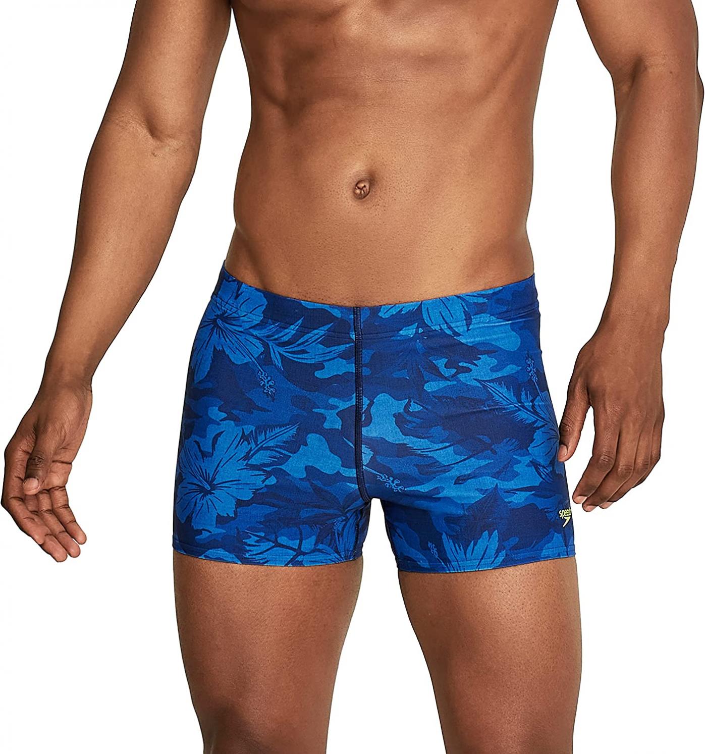 Speedo Men's Swimsuit Square Leg Printed