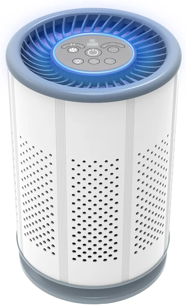 Air Purifiers for Bedroom Home, 4-Stage Hepa Air Purifier Air Cleaner for Baby Room Pets Dorm, Filters Smoke, Pet Dander, Odor, Air Purifier for Office, Desktop, Portable