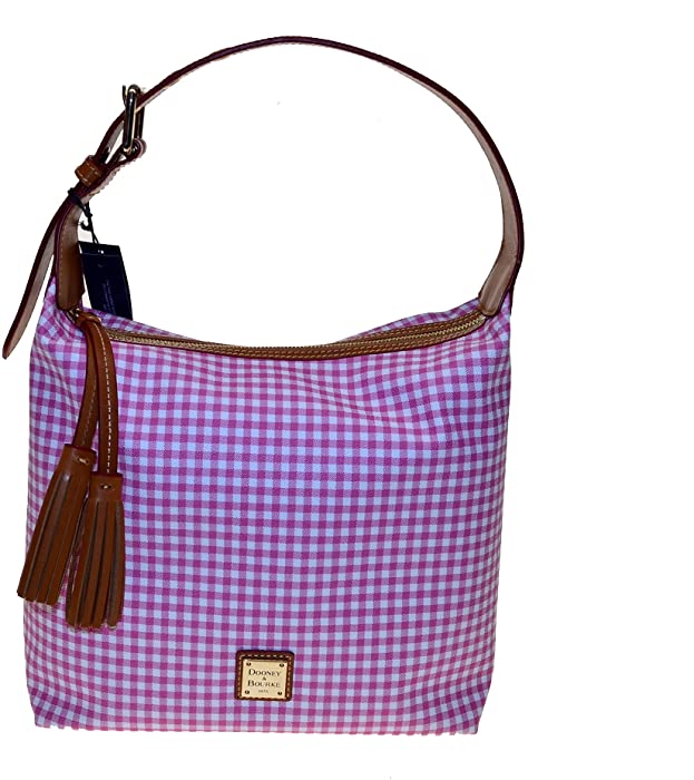 Dooney & Bourke Paige Gingham Sac Bag Pink