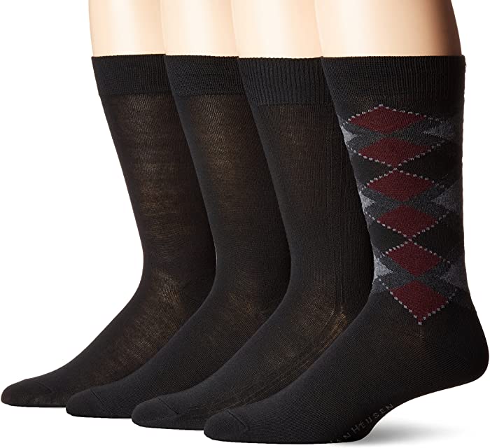 Van Heusen Men's 4 Pack Dress Socks