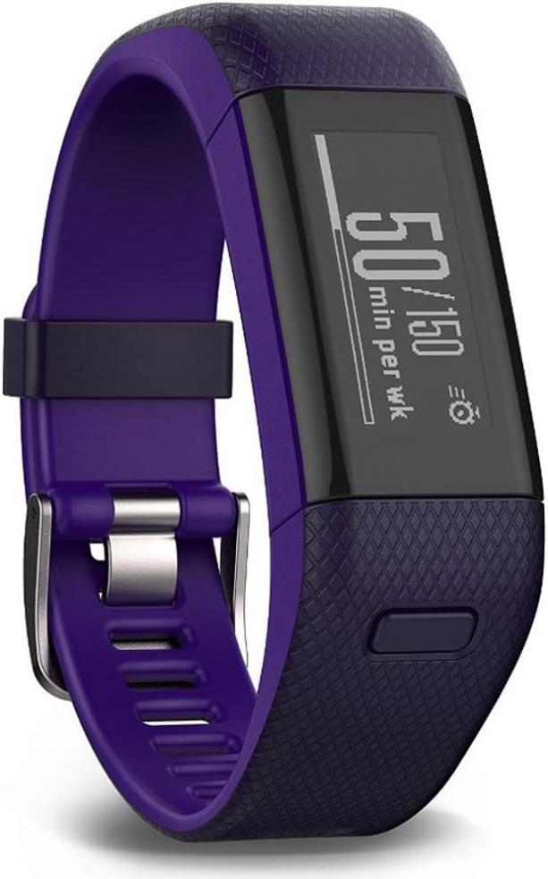 Garmin Vivosmart HR+ Activity Tracker Regular Fit, Imperial Purple (010-N1955-37) - (Renewed)