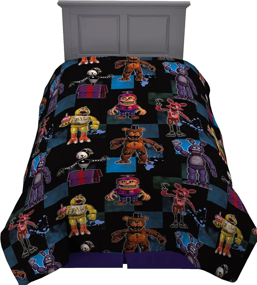 Franco Kids Bedding Soft Microfiber Comforter, Twin, Five Nights At Freddy's