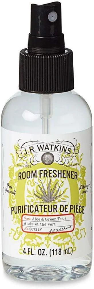 JR Watkins Room Spray 4oz Aloe Green Tea (Pack of 2)