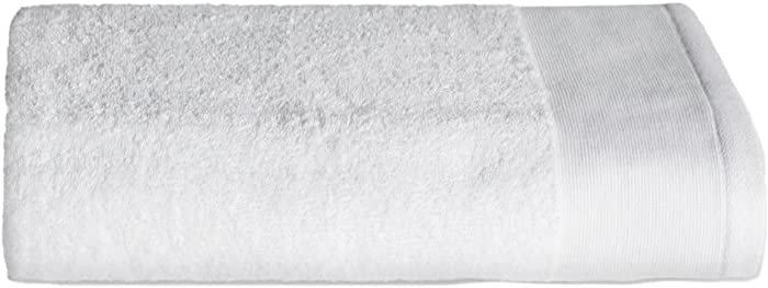 Silvon Luxury Antimicrobial Bath Towel | Woven with Silver & Premium Supima Cotton to Prevent Bacteria & Odor | Ultra Soft & Absorbent (White, Bath)