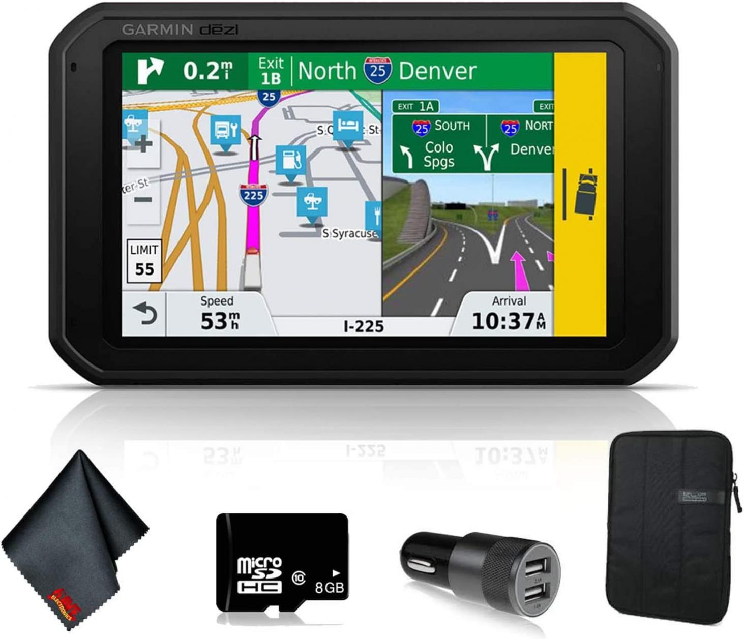 Garmin dezlCam 785 LMT-S Advanced GPS for Trucks Accessory Bundle