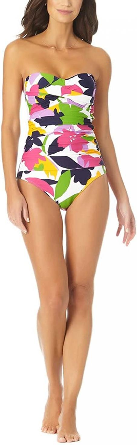 Anne Cole Liz Twist Strapless One-Piece