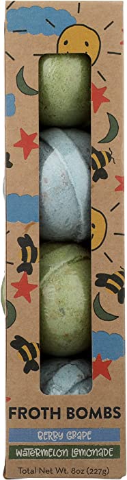 Pacha Soap, Froth Bomb Watermelon Grape, 4 Count