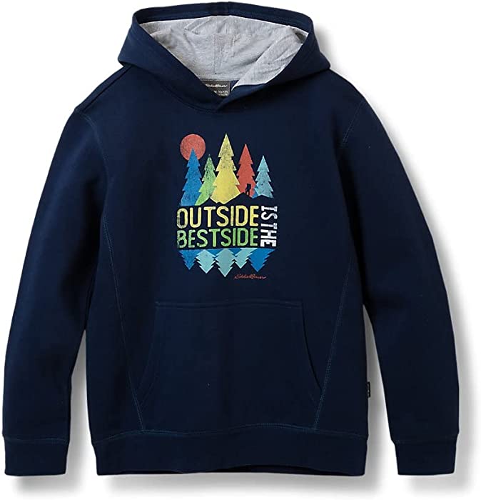 Eddie Bauer Boys' Camp Fleece Graphic Hoodie