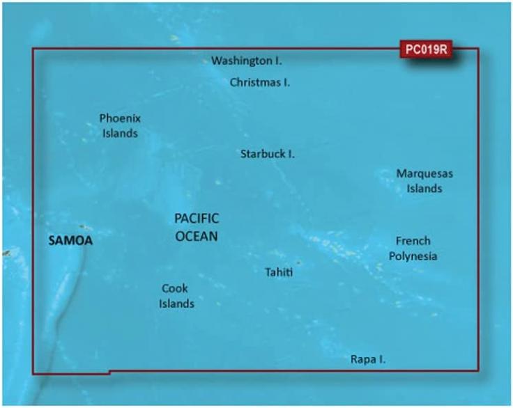 Garmin Bluechart G2 - HXPC019R - Polynesia - MicroSD & SD