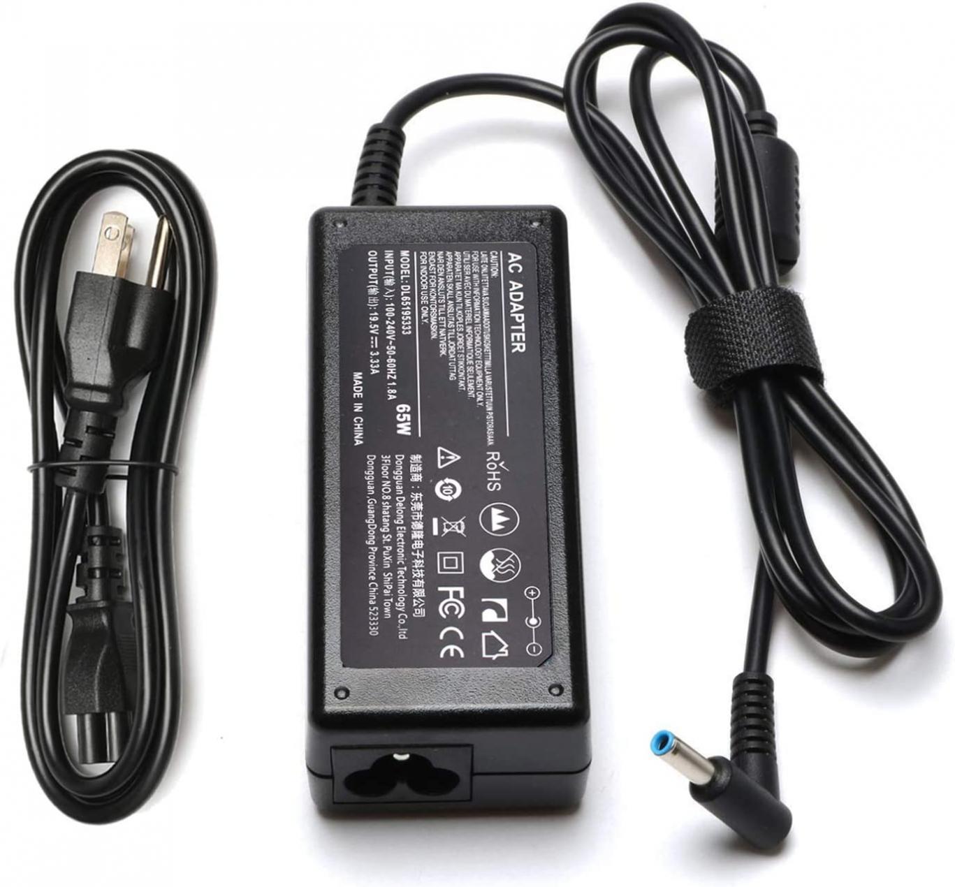 EBKK 65W 45W Laptop Adapter Charger for Hp ProBook Charger 250 255 256 240 246 210 G7 G6 G5 G4 G3 G2 G1 Pavilion x360 Charger 15-f272wm 15-f387wm 15-f233wm 15-f222wm Power Supply Cord