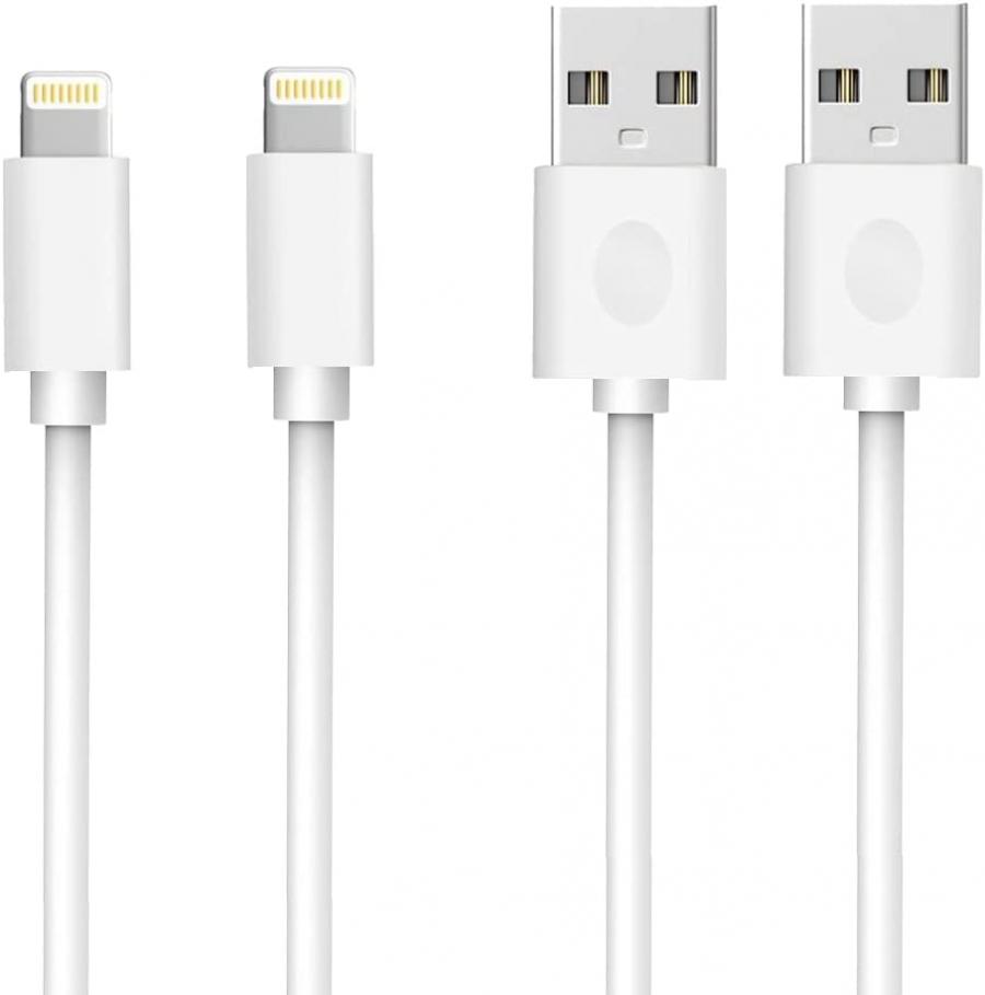 iPhone Charger [Apple MFi Certified] Moallia Lightning Cable 2PACK 6FEET USB Charging Cable High Speed Data Sync Transfer Cord Compatible iPhone 13 12 11 Pro Max XS XR X 8 7 Plus 6S SE iPad and More