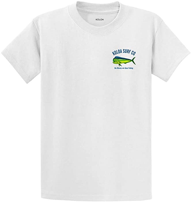 Koloa Surf Custom Graphic Heavyweight Cotton T-Shirts in Regular, Big and Tall