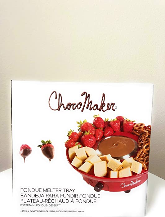 ChocoMaker Fondue Melter Dipping Tray 9811-CM 120V Great For Entertainment & Dessert