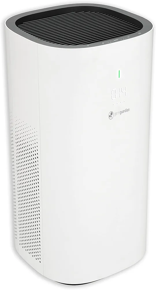 GermGuardian® AC9600W Powerful Large Room Air Purifier with HEPA Filter, UV-C, Odor Reduction & Air Quality Sensor