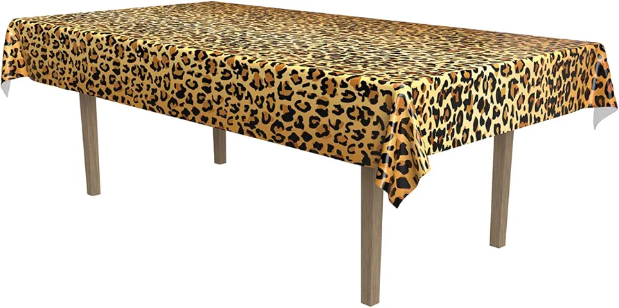 Beistle Leopard Print Table Cover