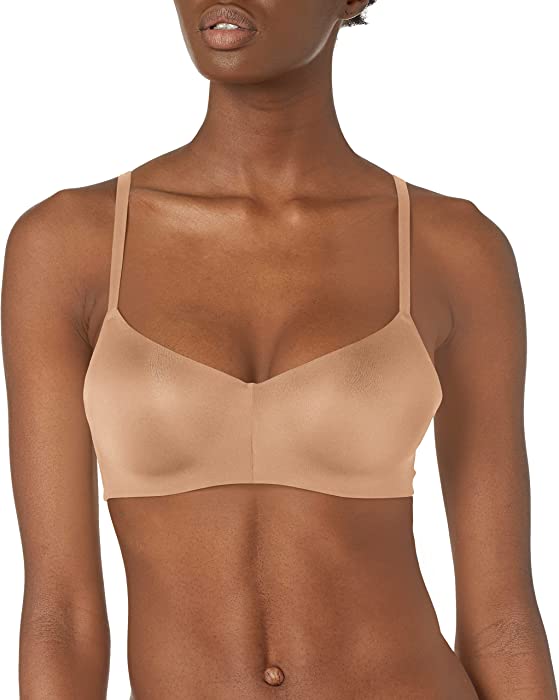 Hanes Women's No Show Comfort Wire-Free Bra