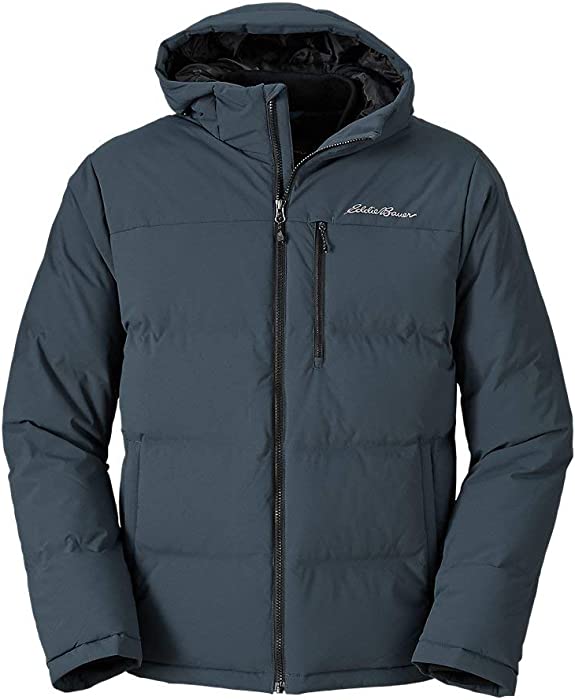 Eddie Bauer Men's Glacier Peak Seamless Stretch Down Hooded Jacket