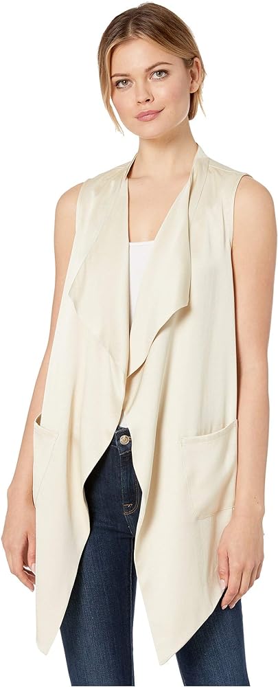 Vince Camuto Draped Open Front Vest