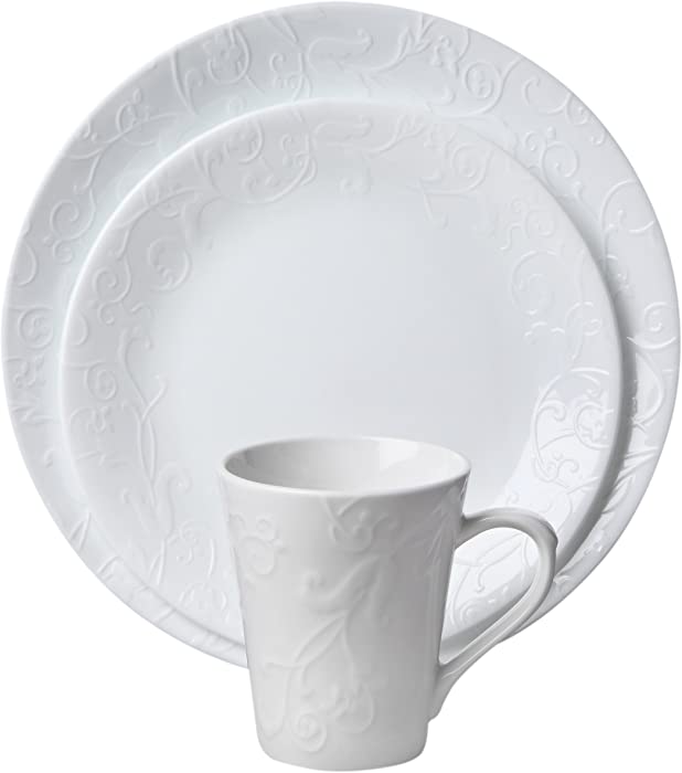 Corelle Embossed Bella Faenza 16pc Dinnerware Set