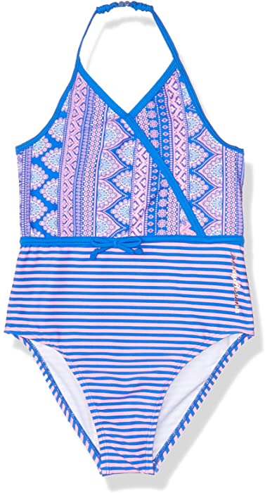 Tommy Bahama Girls' One-Piece Swimsuit Bathing Suit