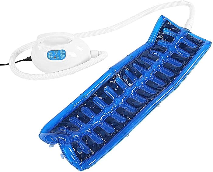 Viinice Electric Bath Tub Mat Massager Full Body Bubbling Bath Thermal Massager Machine with Air Hose with Remote Controller Adjustable Bubble Settings guanjun1975