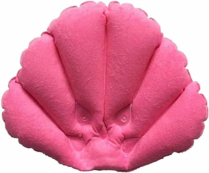 XKUN Bath Pillows for Tub Home Comfort Spa Inflatable Bath Cup Shell Neck Pillow