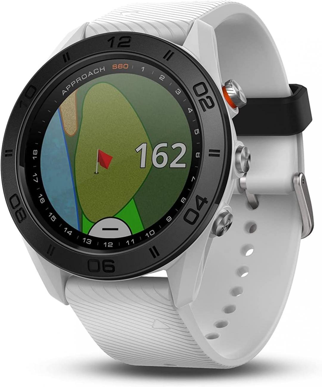 Garmin Approach S60, Premium GPS Golf Watch with Touchscreen Display and Full Color CourseView Mapping, White (Renewed)